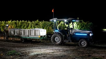 Vineyards Share First Harvest with MK-V 