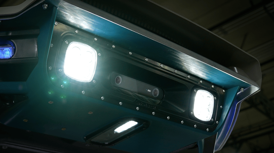 Monarch roof with ZED cameras